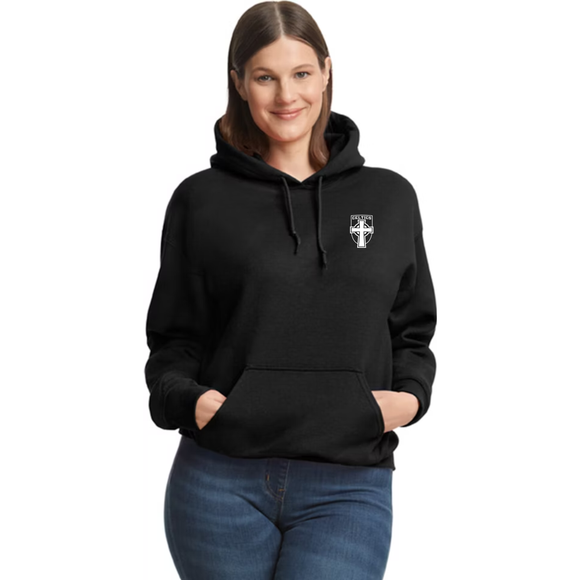 Bishop Mac Adult Hooded Sweatshirt - Celtics Cross