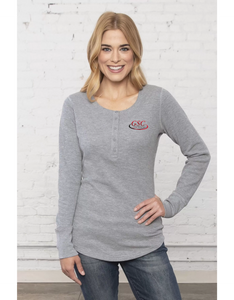 Guelph Skating Club Ladies Long Sleeve Henley