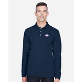 MML Men's Cotton Blend Long Sleeve Polo