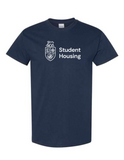Student Housing Men's Cotton T-Shirt - Front Silkscreen