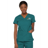 Right at Home Canada Jr. Fit Mock Wrap Scrub Top