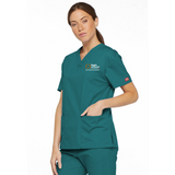 Right at Home Canada Missy Fit Vneck Scrub Top